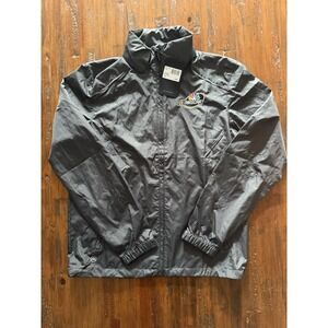 NASCAR Stormtech Jacket Mens Small Black Full Zip Windbreaker NWT Logo Racing